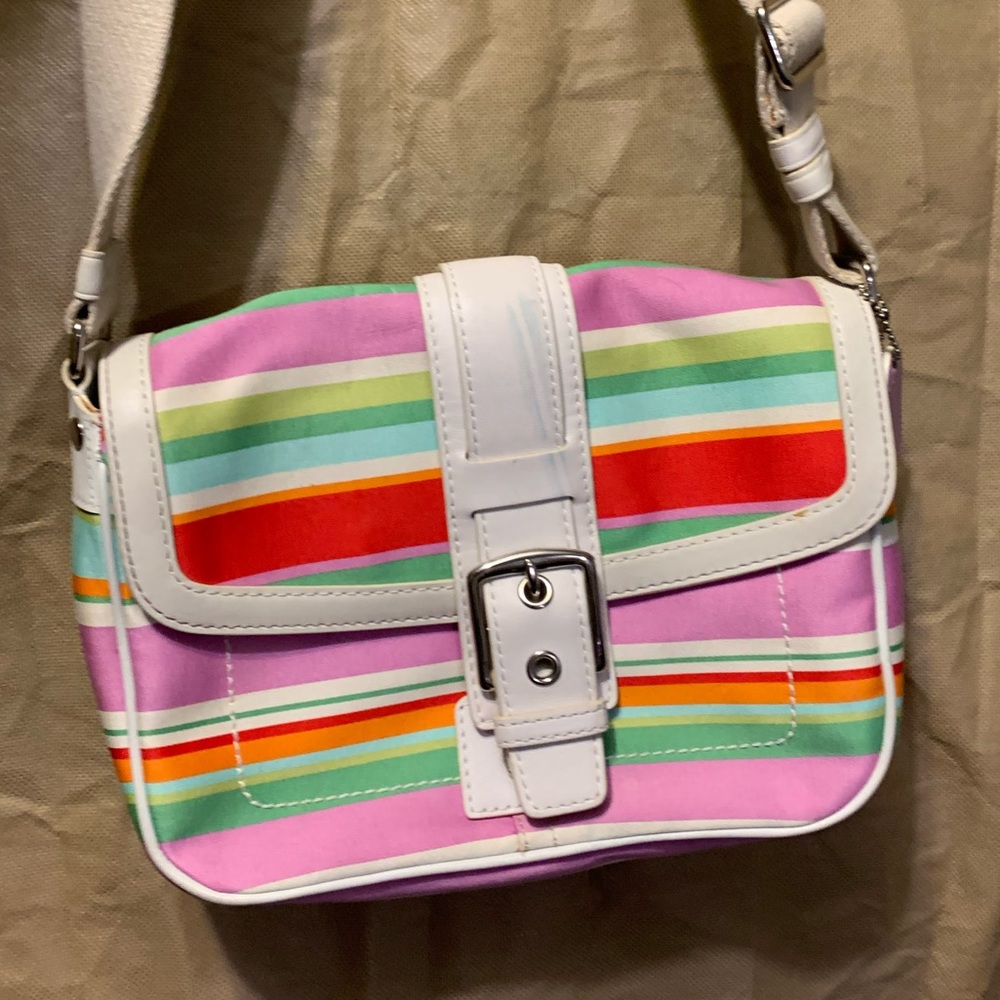 Coach multicolored crossbody bag
